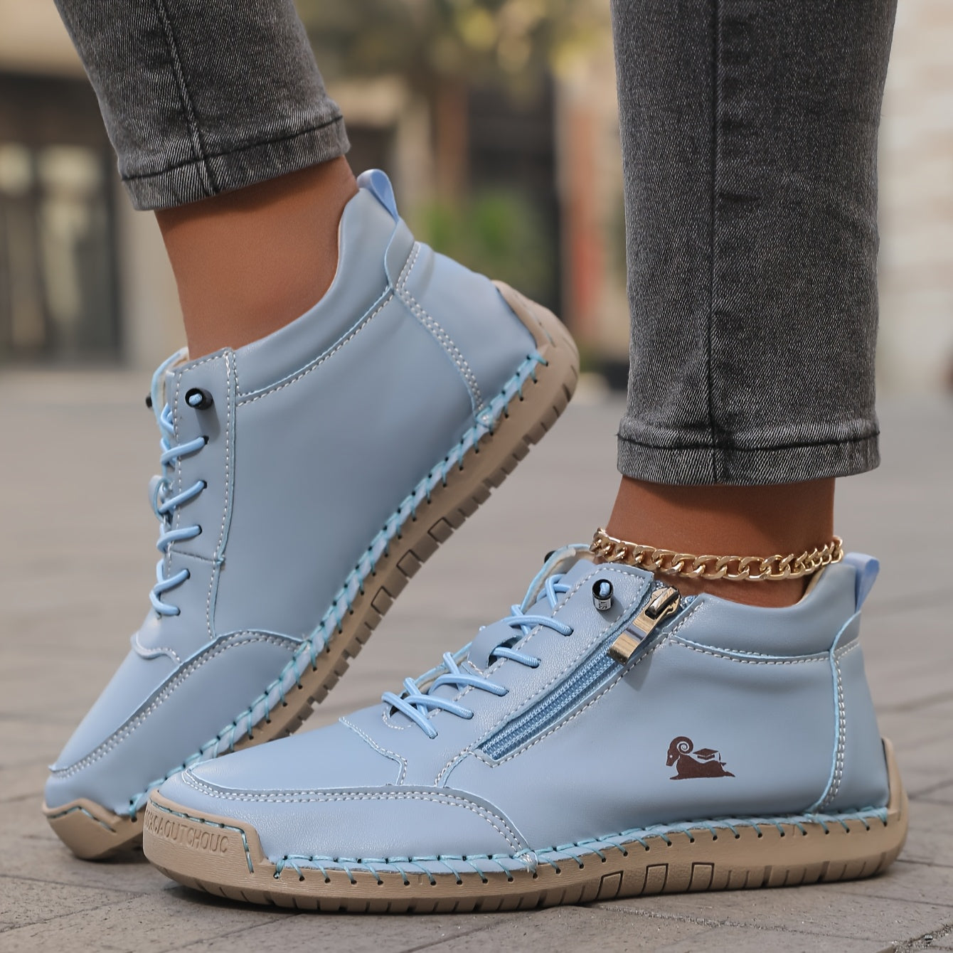 Soleil™ Orthopedic Comfort Zip Sneakers