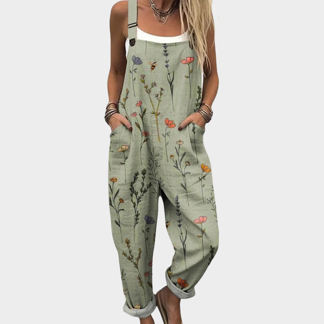 Millie™ | Garden Print Overalls