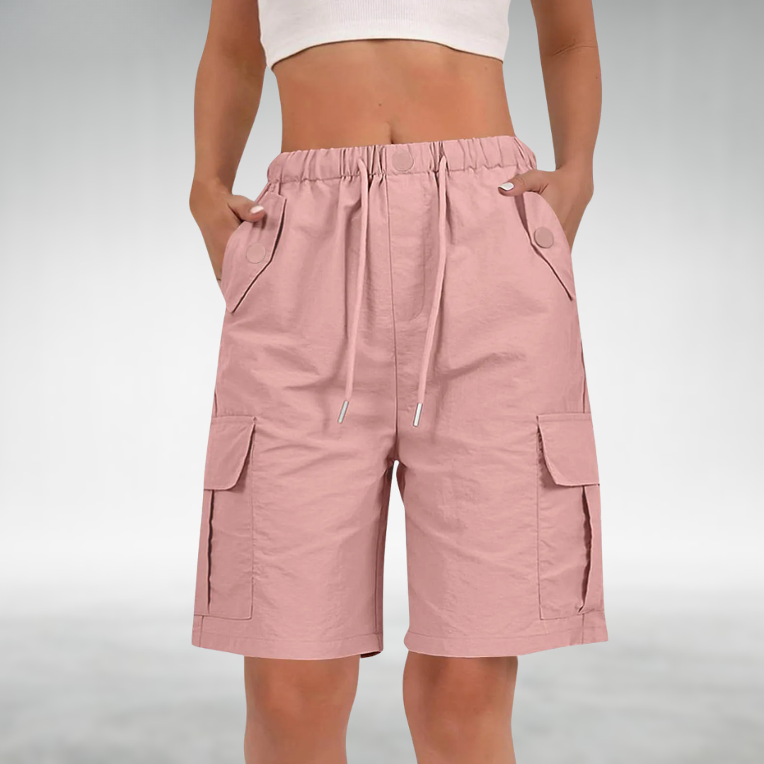 Leanna™ Comfort Stretch Cargo Shorts