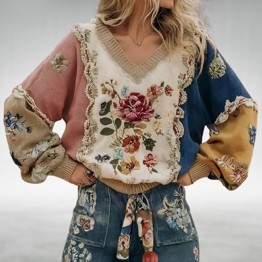 Della™ Boho Knit Jumper