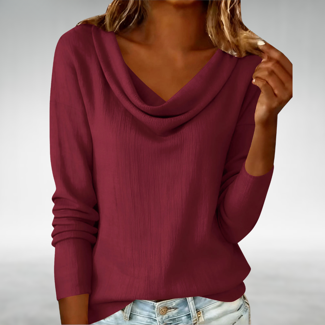 Bailee™ Long Sleeve Round Neck Top