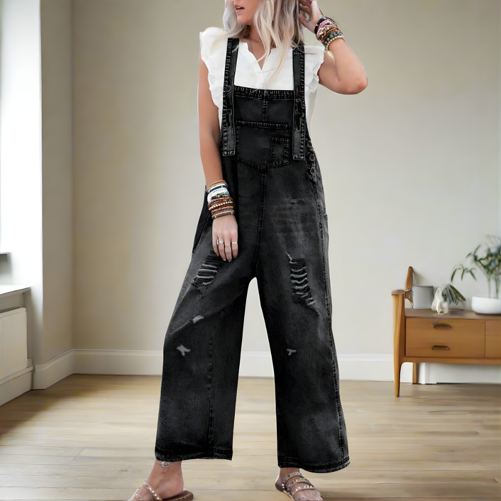 Ariyah™ Vintage Wash Adjustable Jumpsuit
