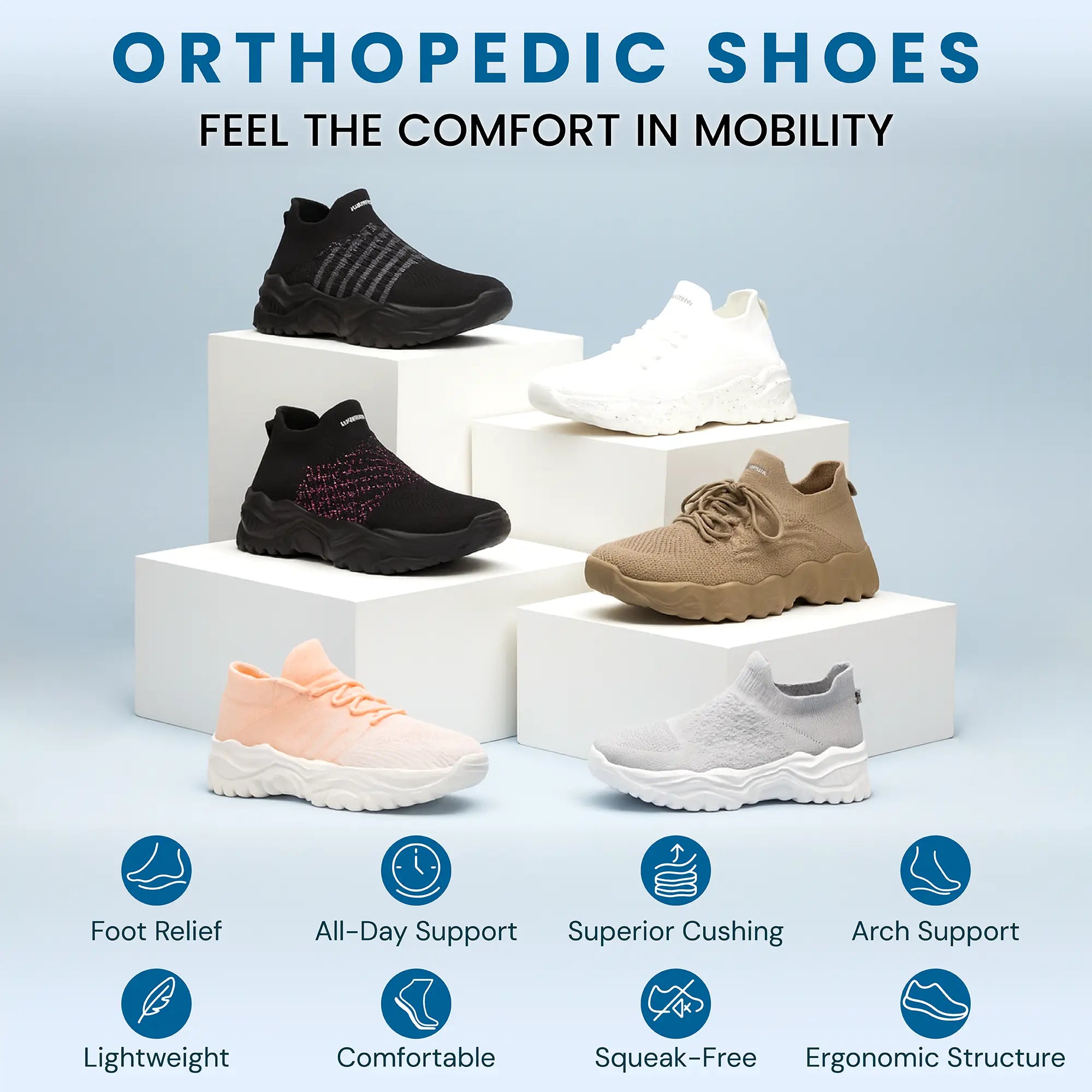 Kaiya™ Orthopedic Sneakers
