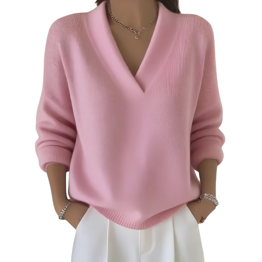 Maggie™ Effortless V-Neck Jumper