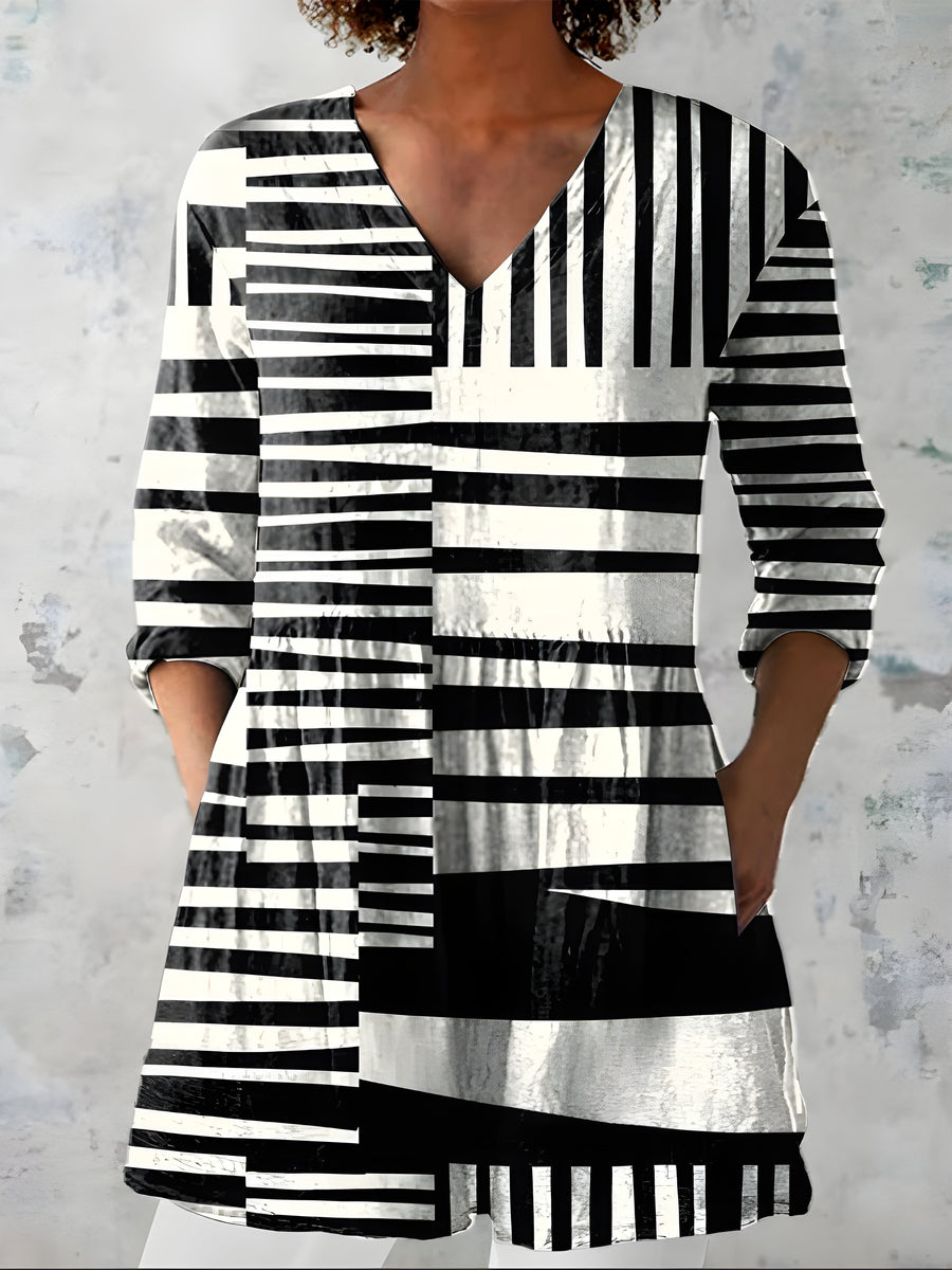 Willow| Long Blouse with V-Neck