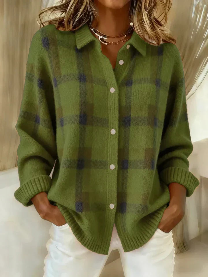 Salome™ Cloud-Soft Plaid Button-Up
