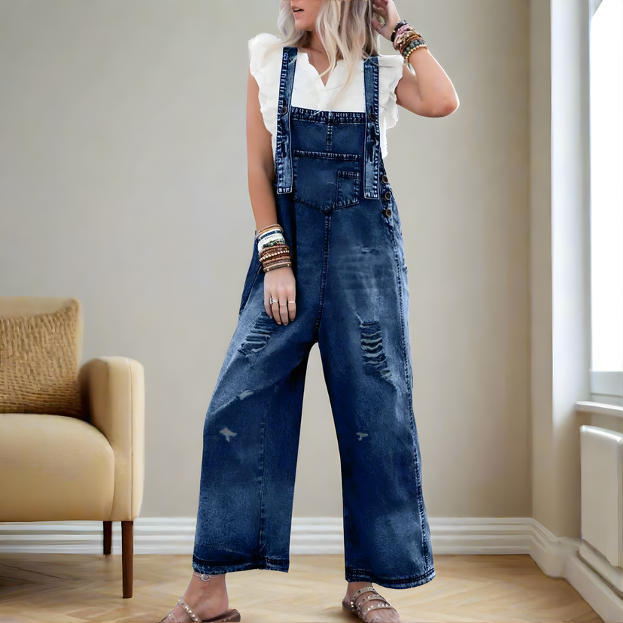 Ariyah™ Vintage Wash Adjustable Jumpsuit