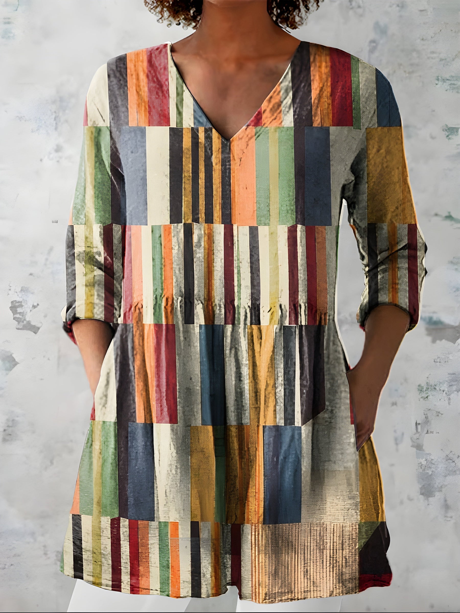 Willow| Long Blouse with V-Neck