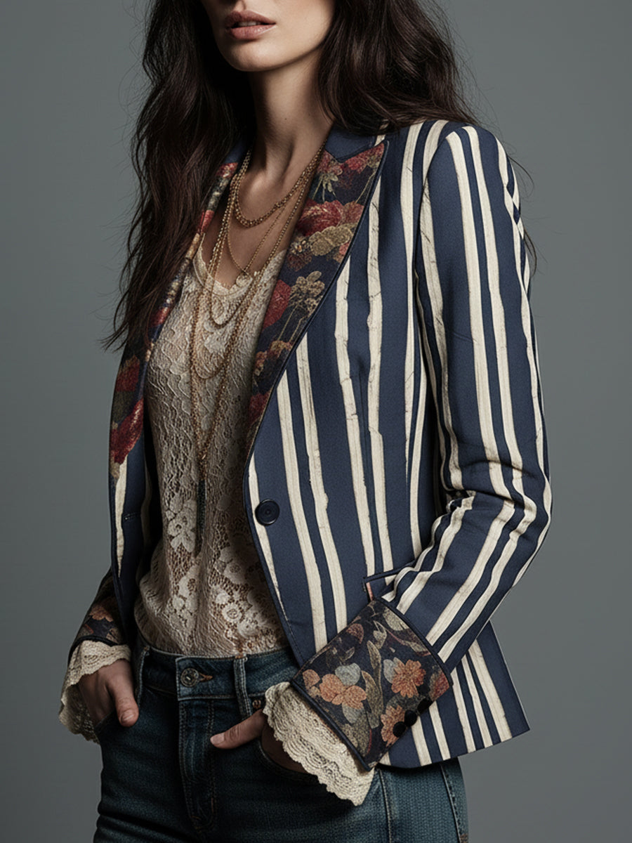 Eden™ Bohemian Striped Blazer