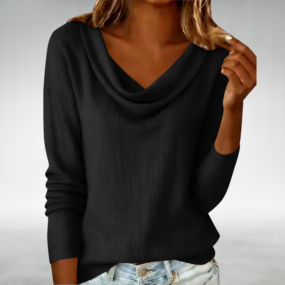 Bailee™ Long Sleeve Round Neck Top