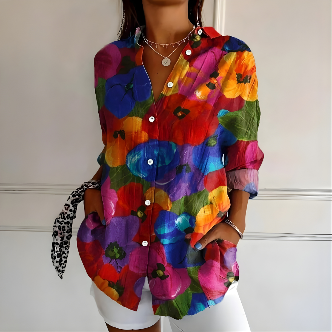 Arleth™ Colorful Pattern Blouse