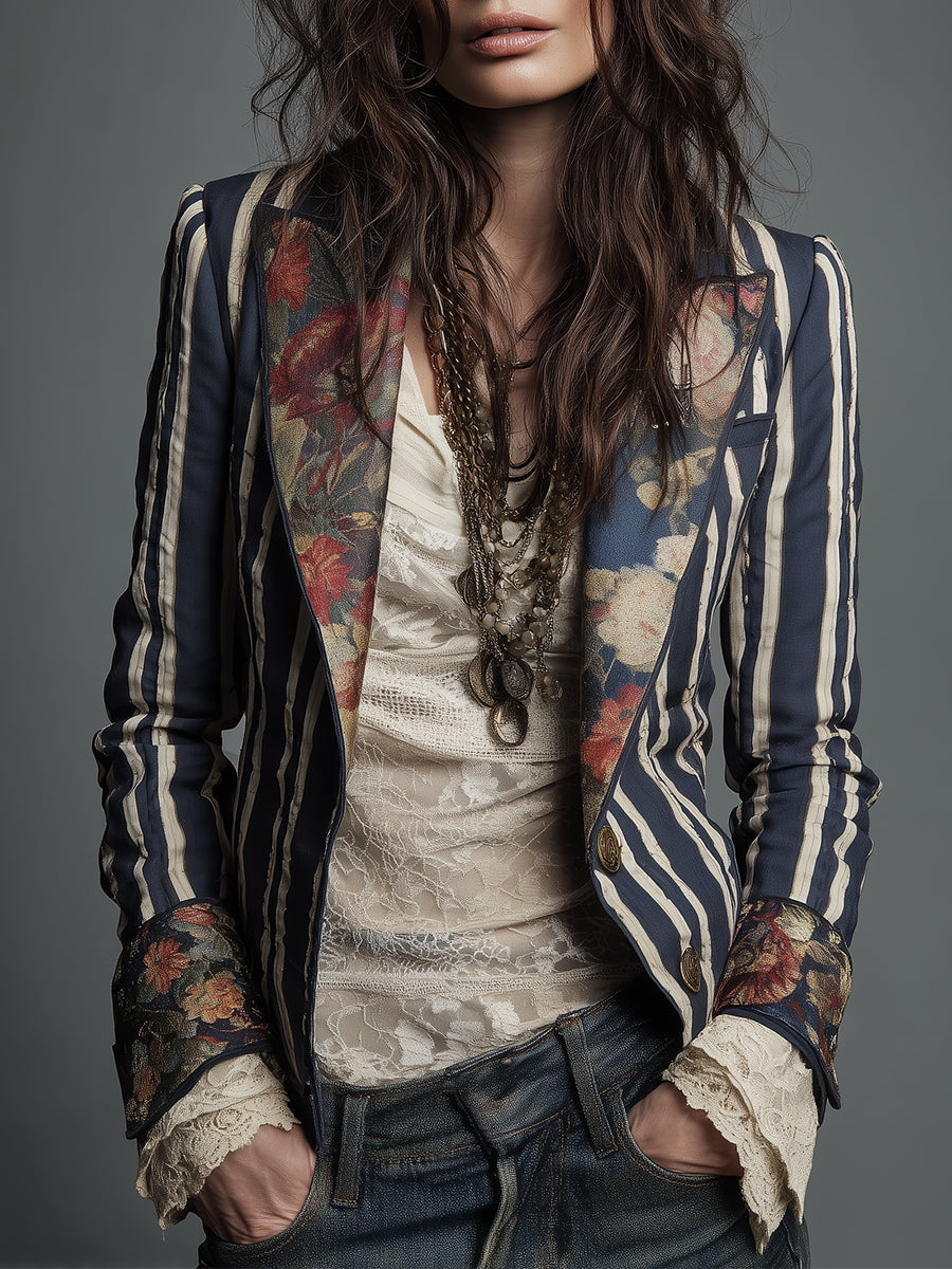 Eden™ Bohemian Striped Blazer