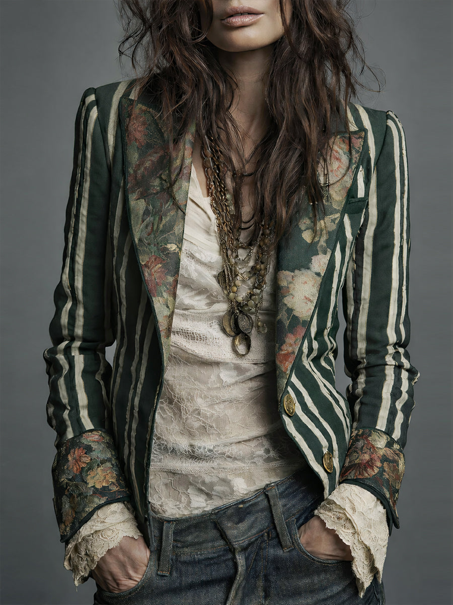 Eden™ Bohemian Striped Blazer