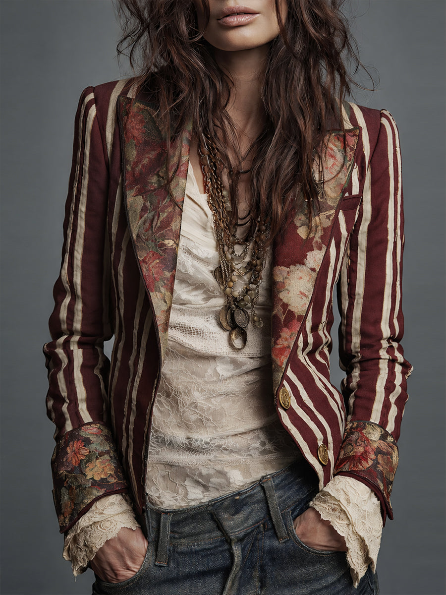 Eden™ Bohemian Striped Blazer