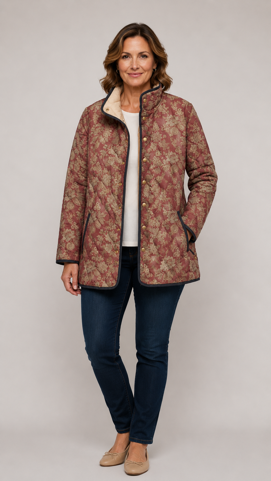 KARA™ | Retro Floral Print Jacket