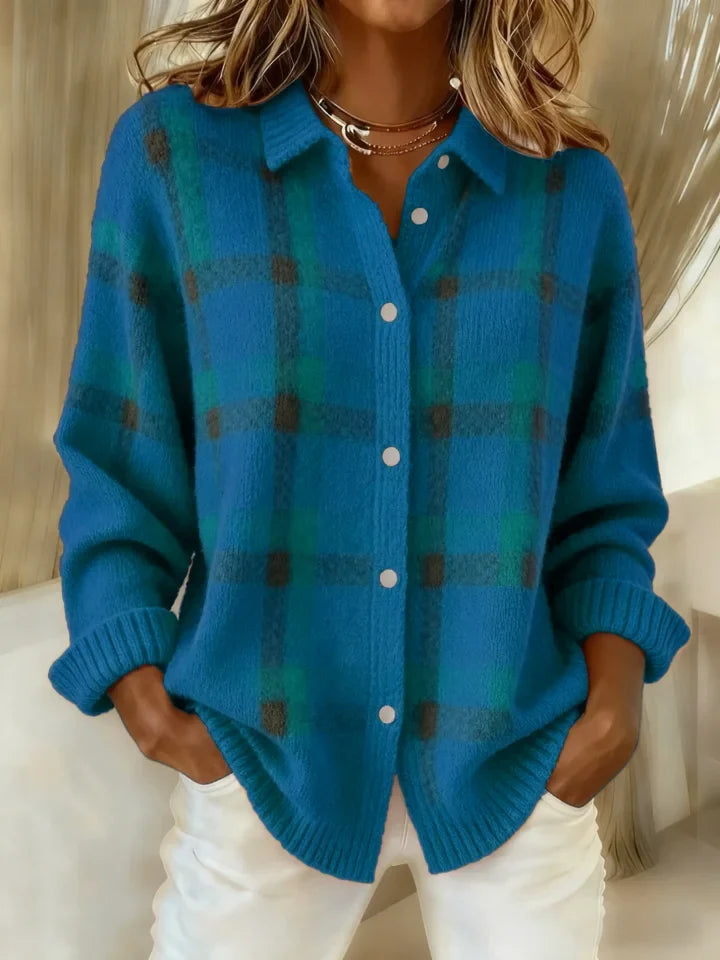 Salome™ Cloud-Soft Plaid Button-Up