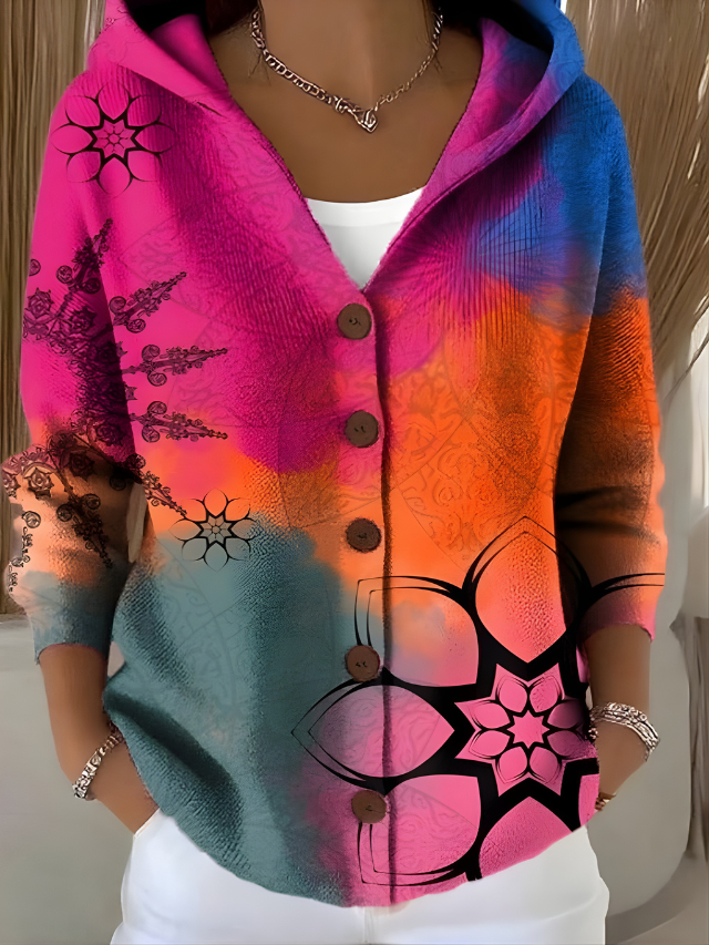 Gillian™ Artistic Warm Long Cardigan
