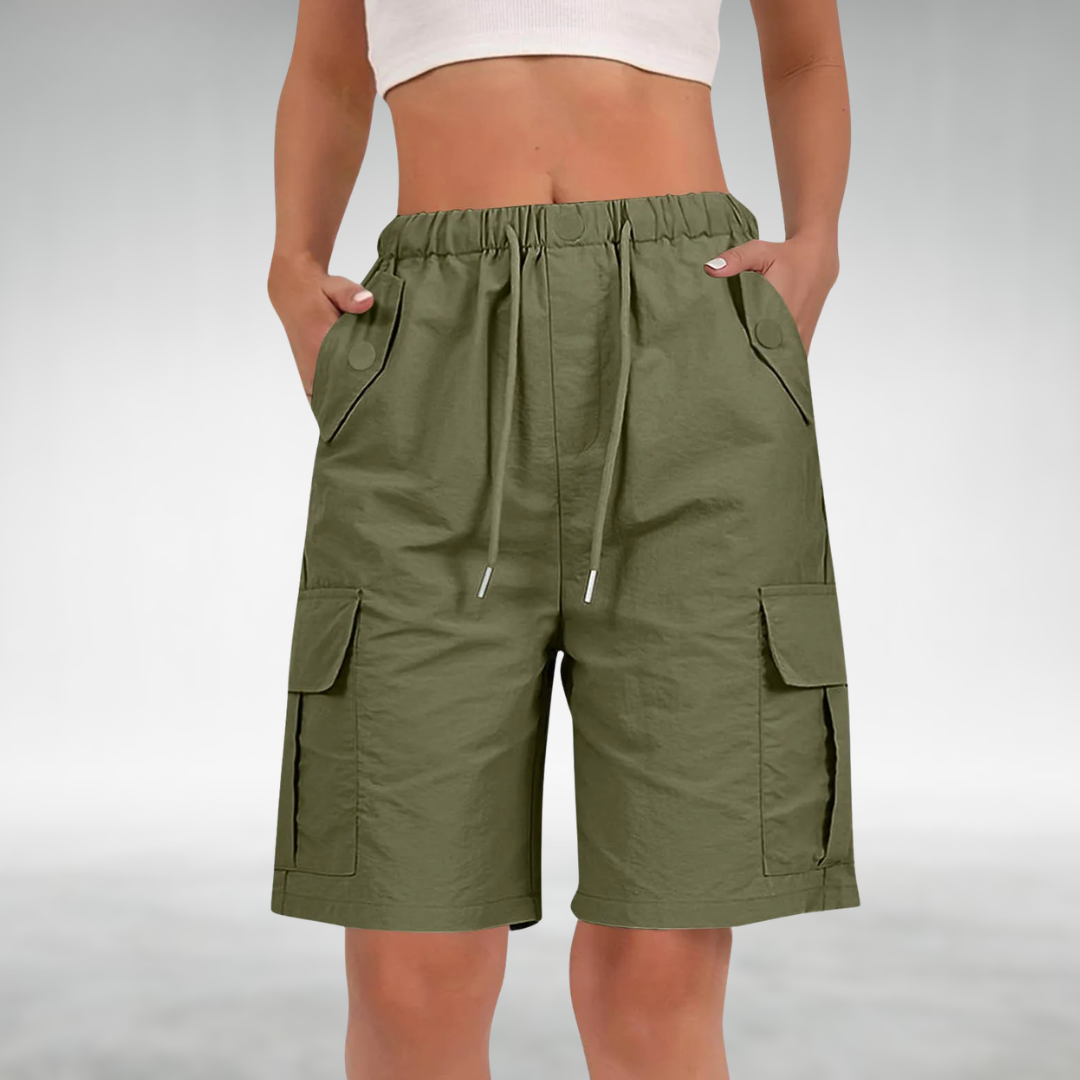 Leanna™ Comfort Stretch Cargo Shorts