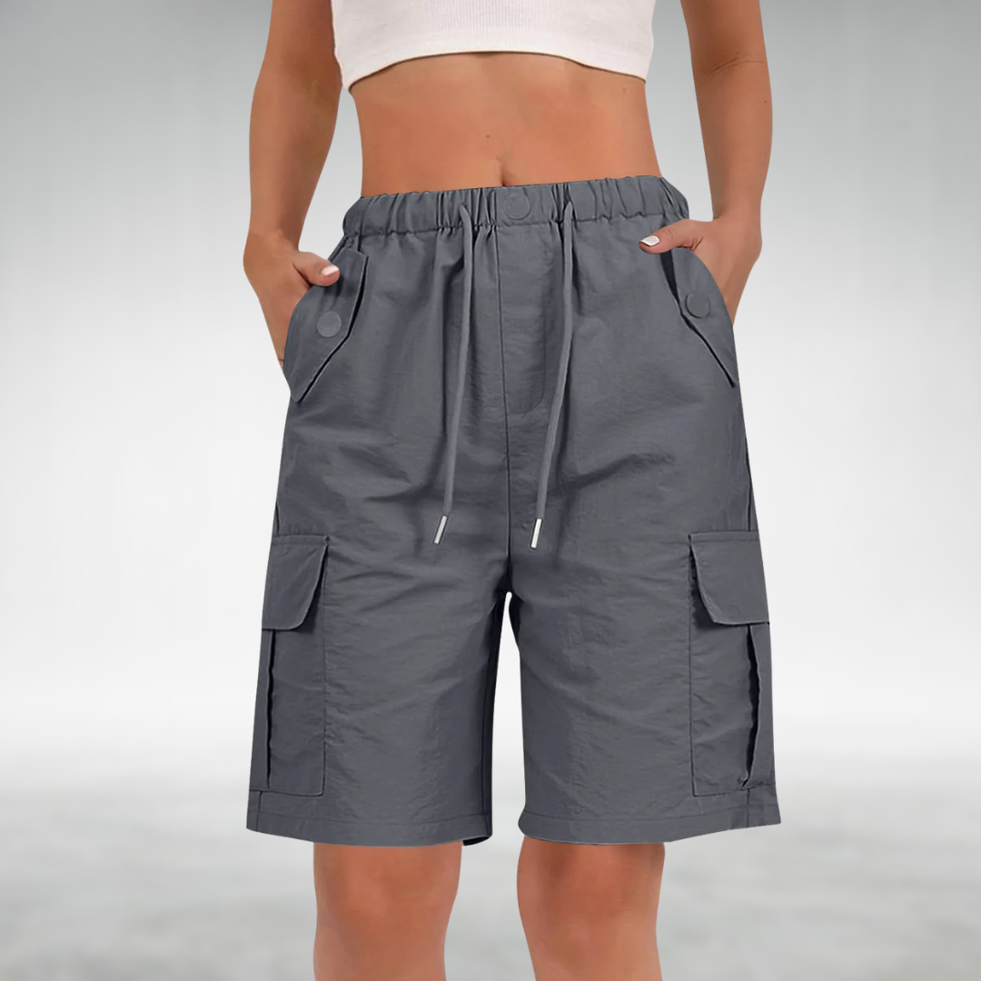 Leanna™ Comfort Stretch Cargo Shorts