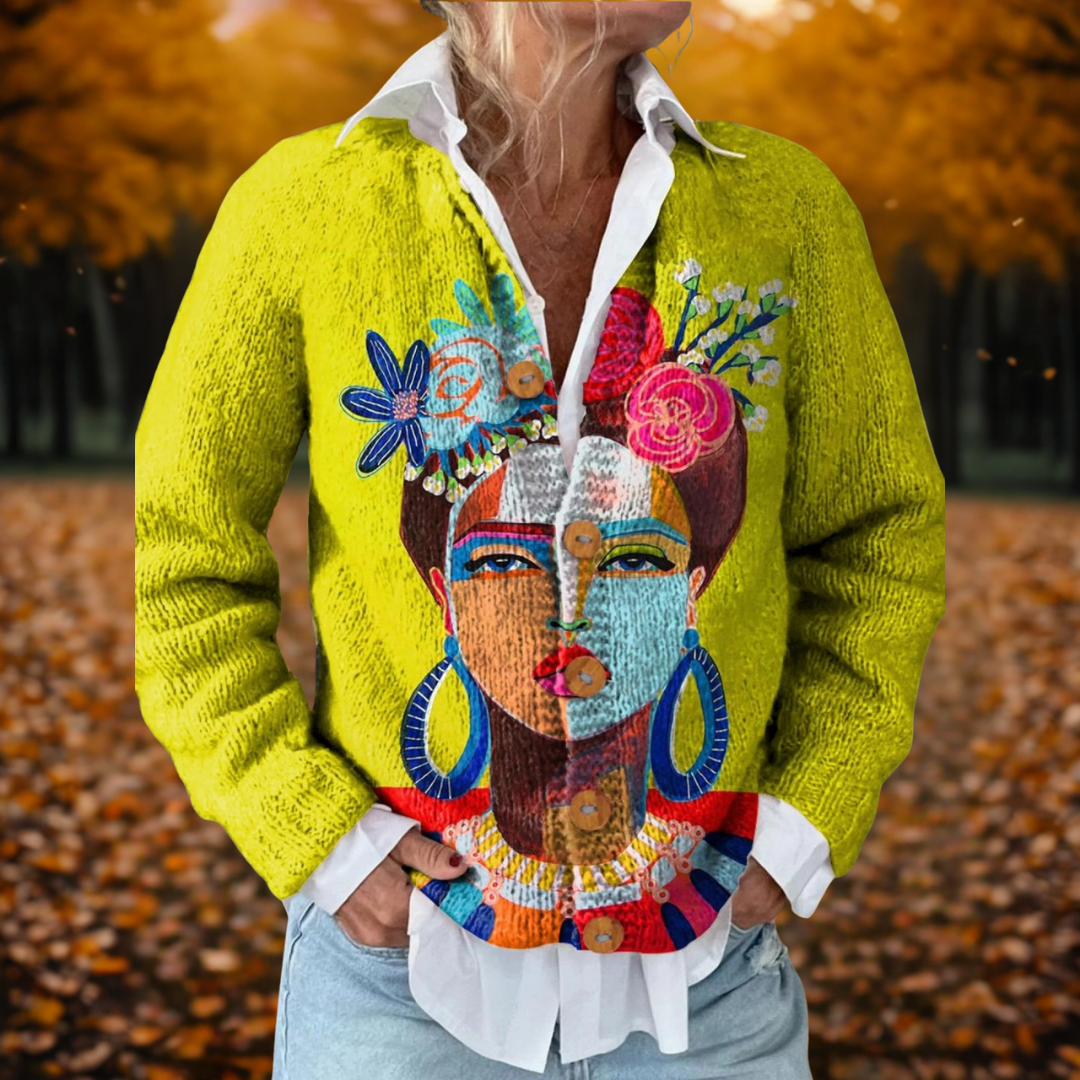 Arisbeth™ - Art Printed Cardigan