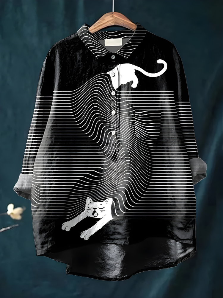 Tresha™ - Playful Print Blouse