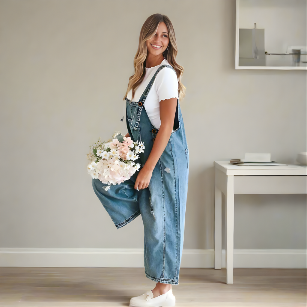 Ariyah™ Vintage Wash Adjustable Jumpsuit