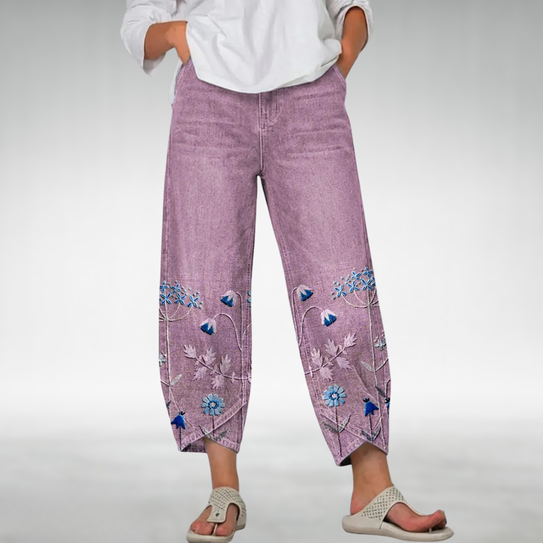 Everlee™ Floral Pattern Comfort Pants