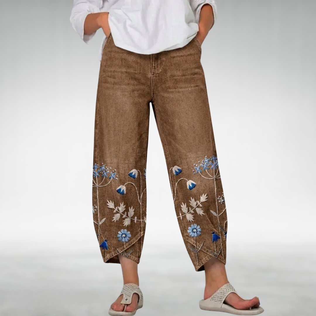 Everlee™ Floral Pattern Comfort Pants