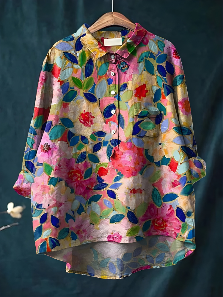 Tresha™ - Playful Print Blouse