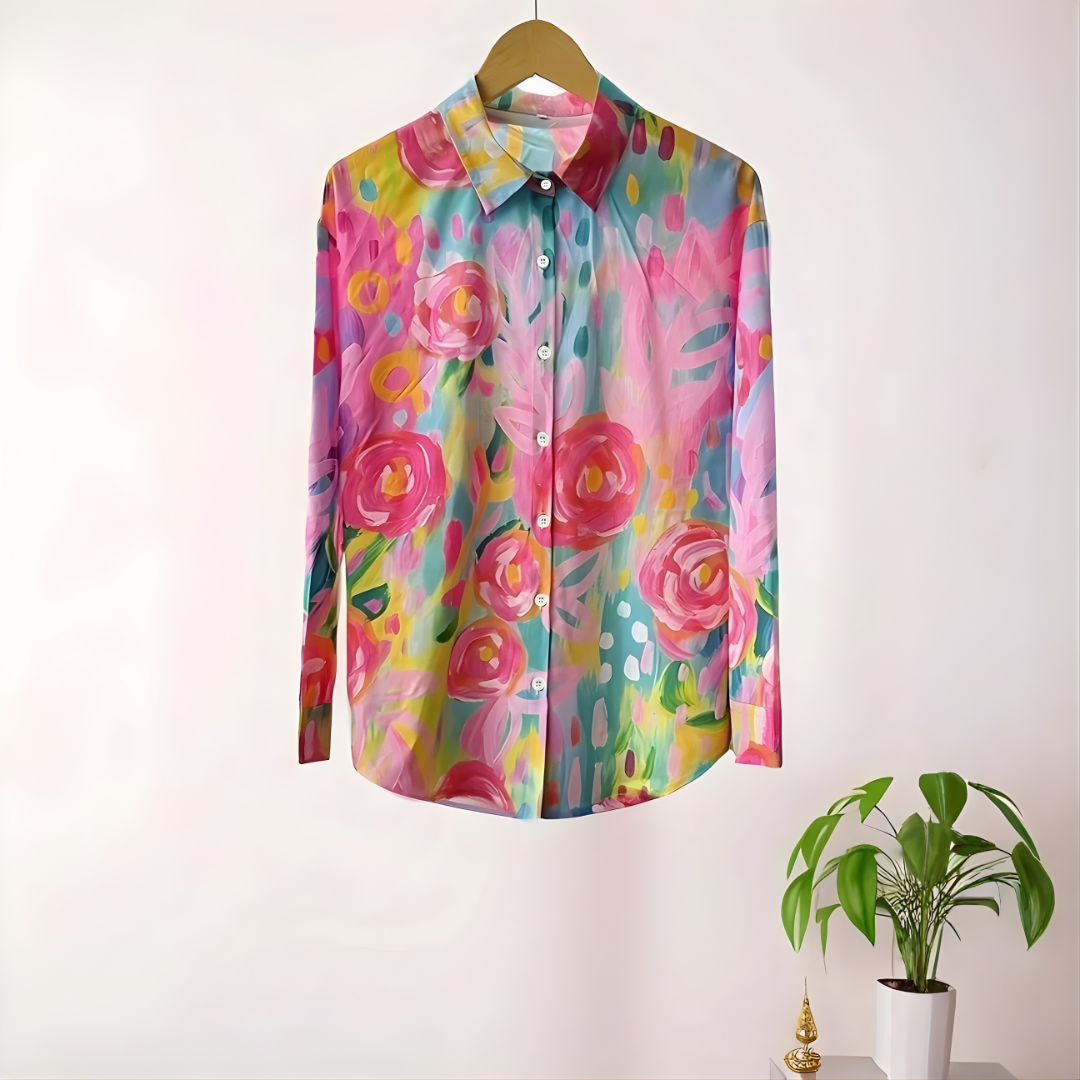 Arleth™ Colorful Pattern Blouse