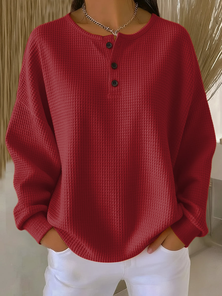Bristol™ Cozy Waffle Knit Henley