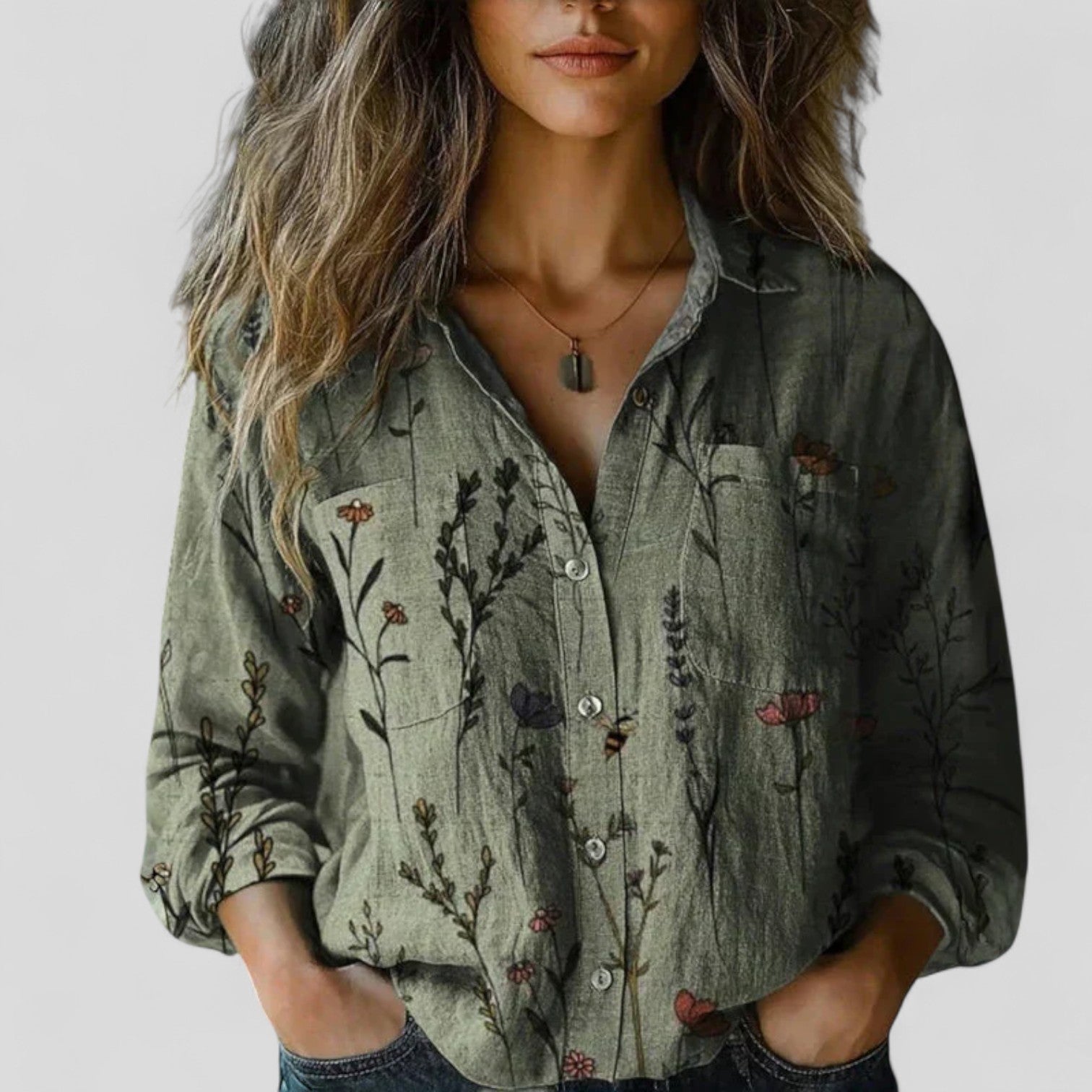 Natalie™ - Comfortable Blouse Shirt