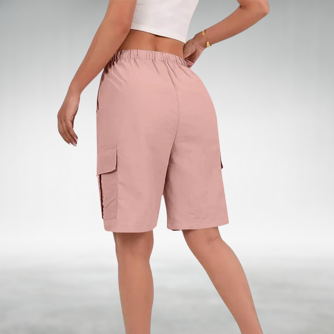 Leanna™ Comfort Stretch Cargo Shorts