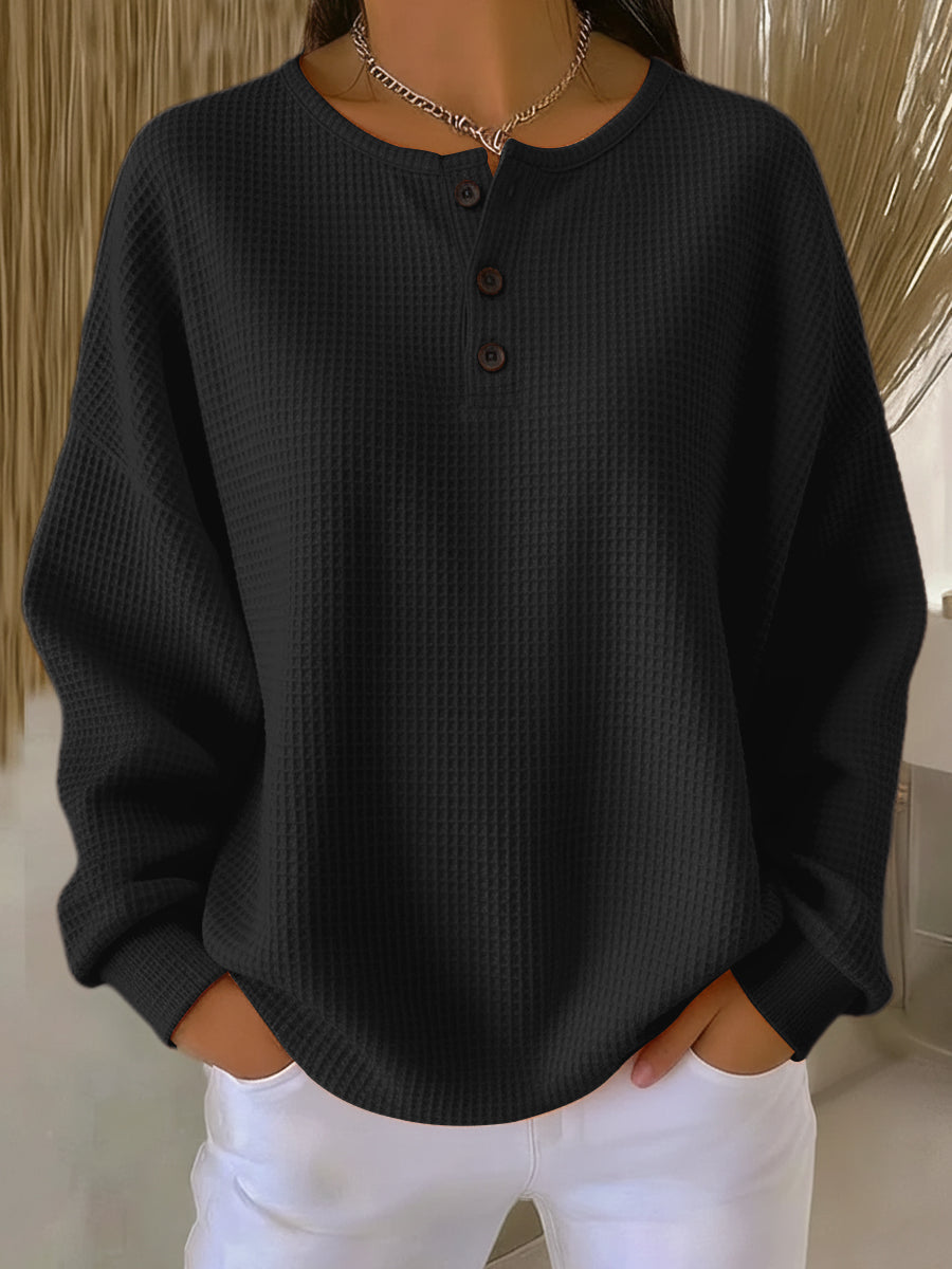 Bristol™ Cozy Waffle Knit Henley