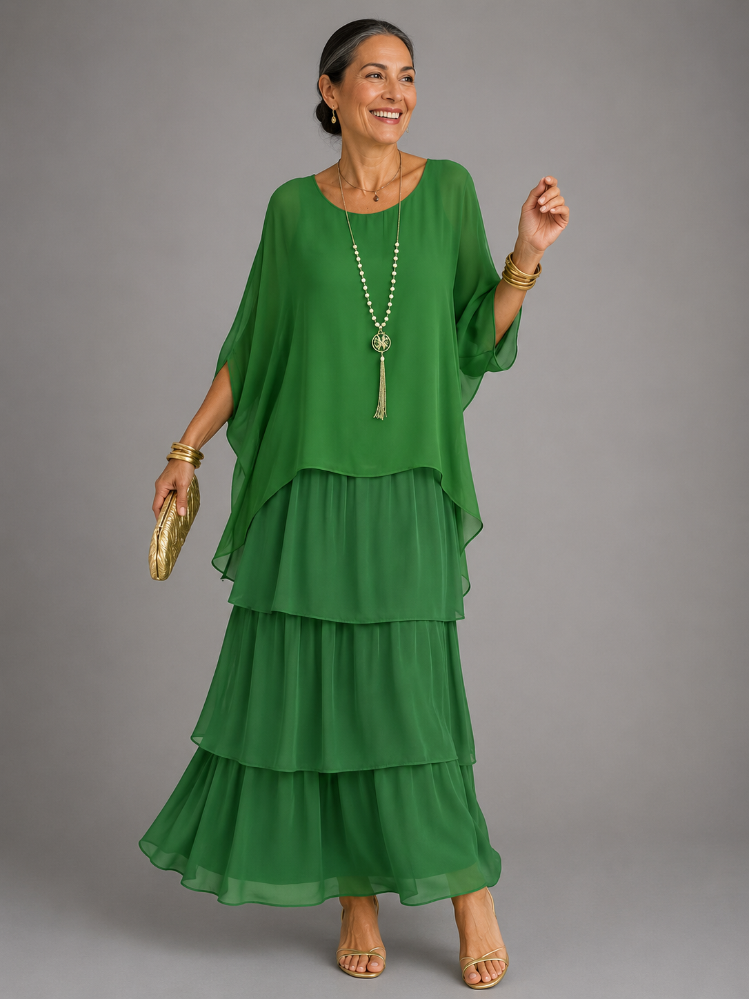 Vanessa™ Elegant Flowing Maxi Dress