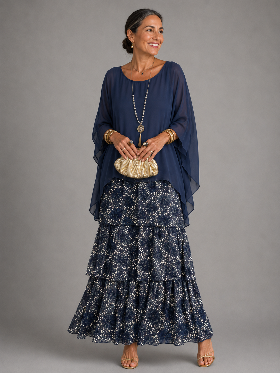 Vanessa™ Elegant Flowing Maxi Dress