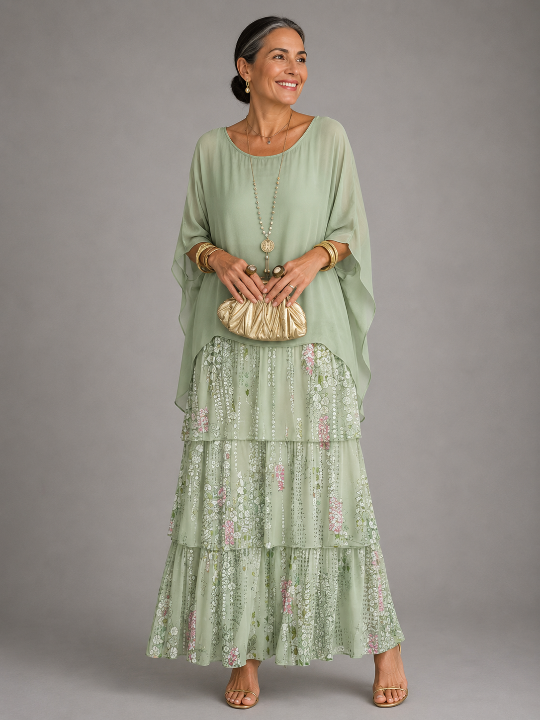 Vanessa™ Elegant Flowing Maxi Dress