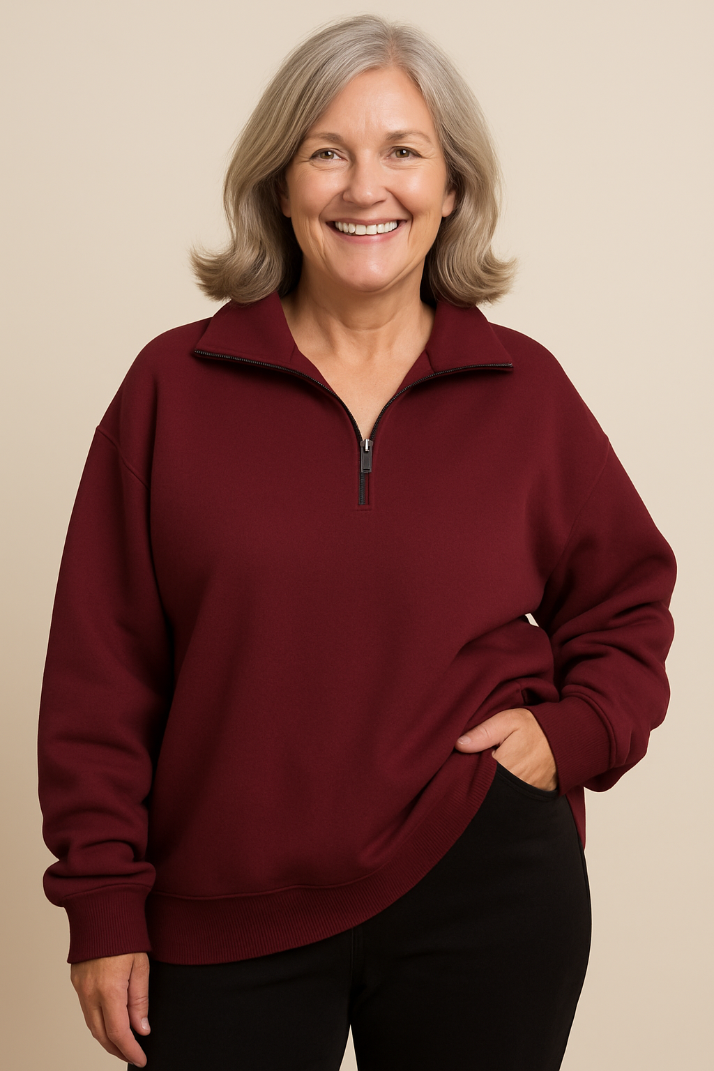 Estelle™ Quarter-Zip Knit Pullover