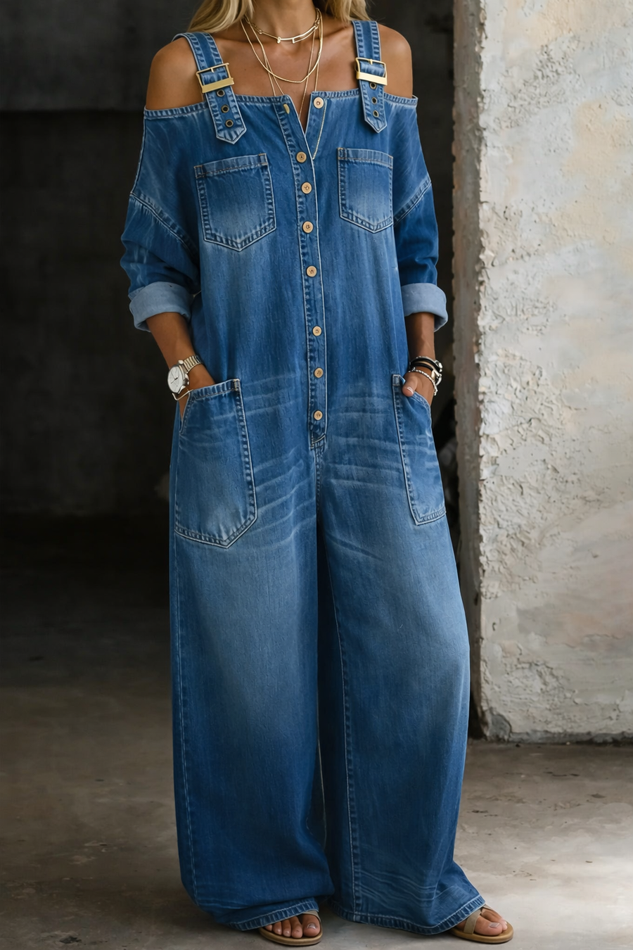 Lauren | Off Shoulder Jumpsuit