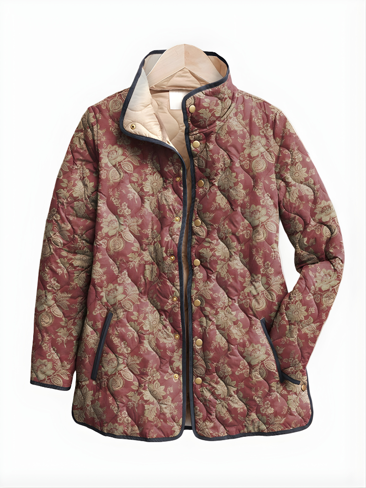 KARA™ | Retro Floral Print Jacket