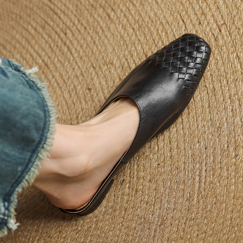Mila™ Genuine Leather Mules
