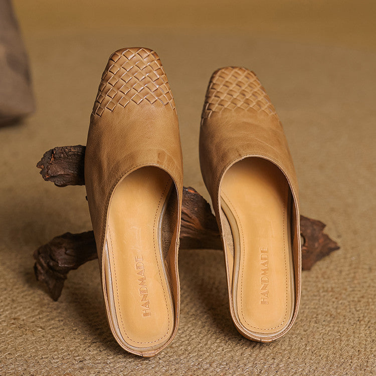 Mila™ Genuine Leather Mules