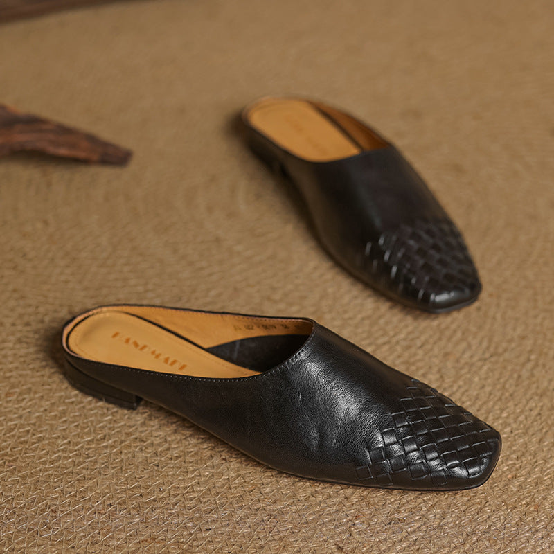 Mila™ Genuine Leather Mules