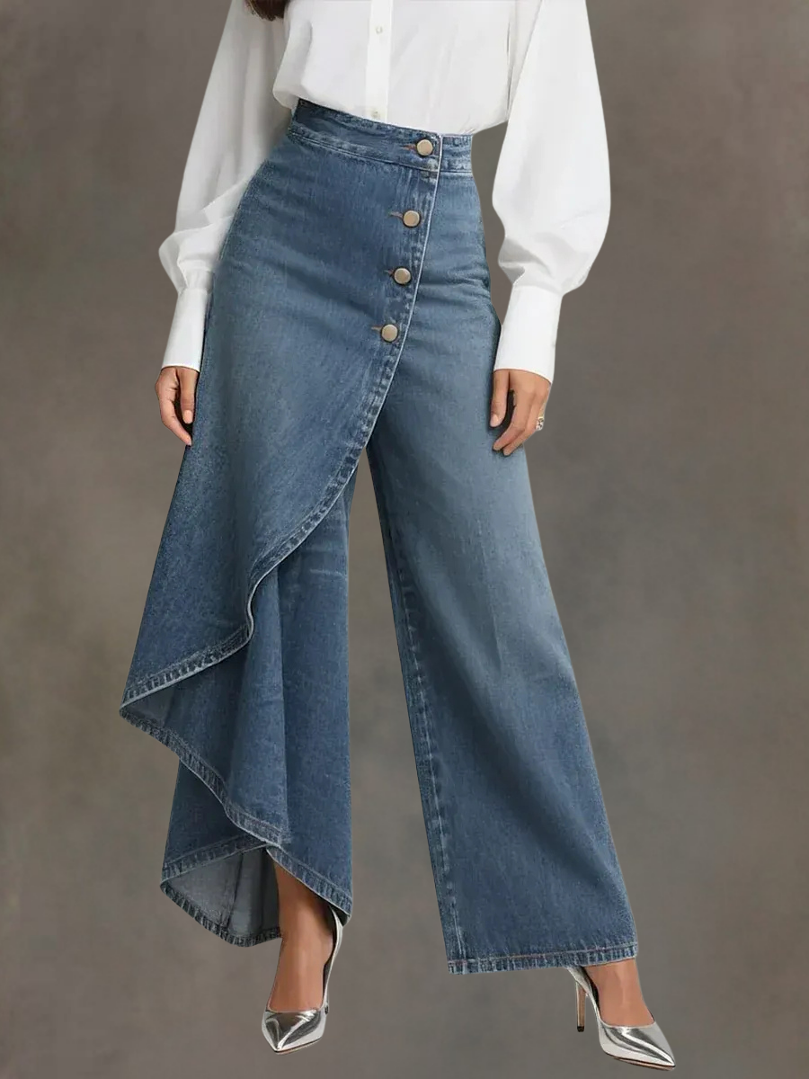 Reya™ High-Waisted Wide-Leg Jeans