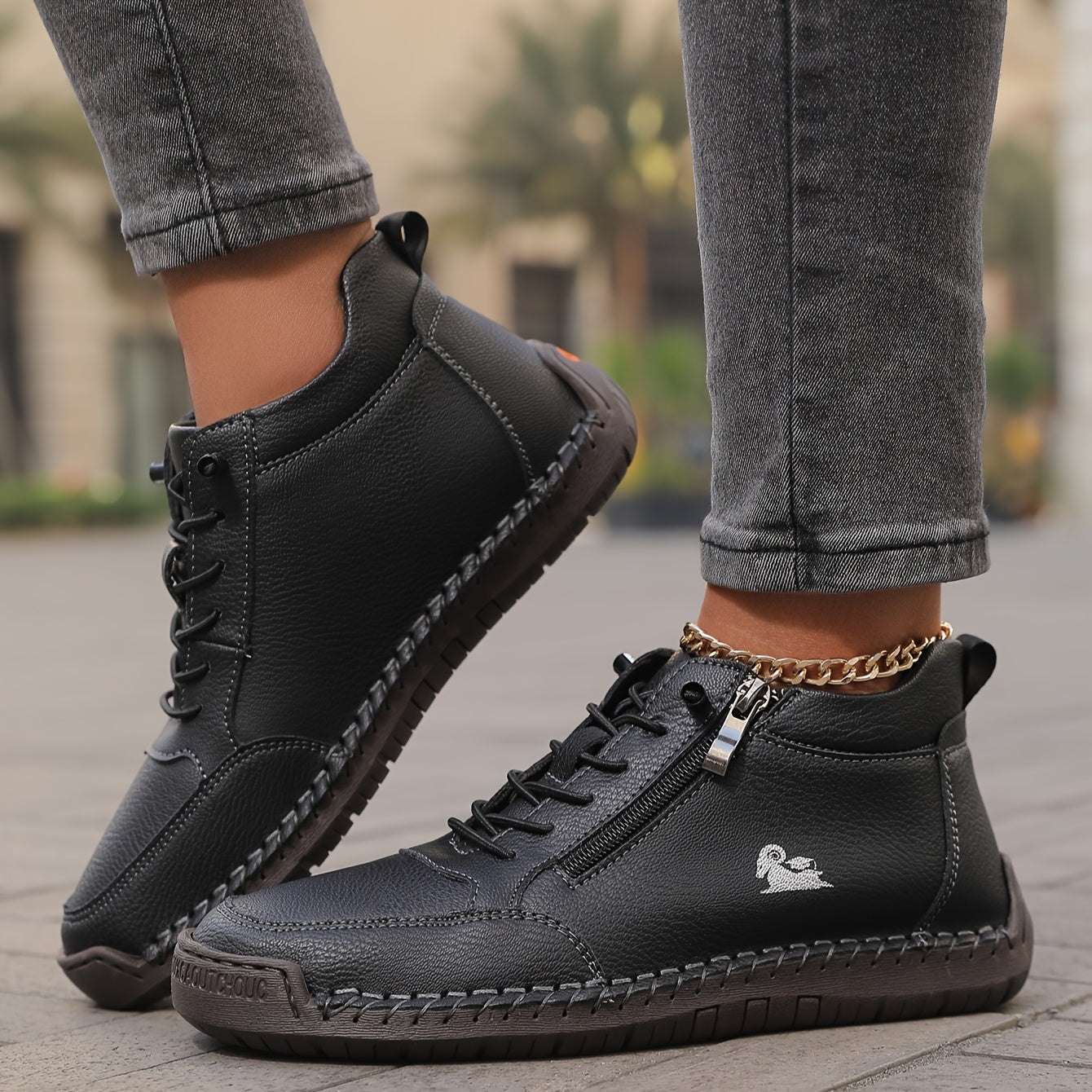 Soleil™ Orthopedic Comfort Zip Sneakers