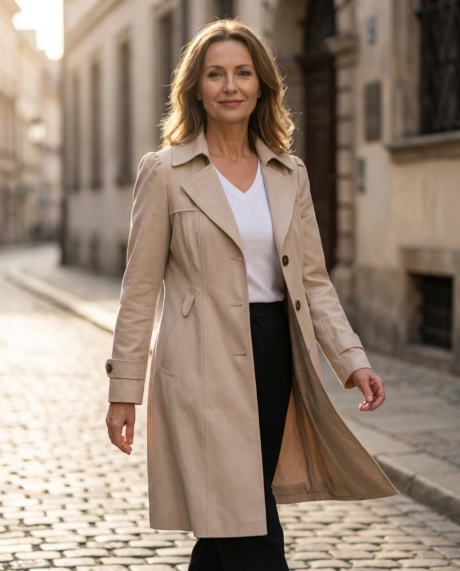 Katherine™ Elegant Summer Trench Coat