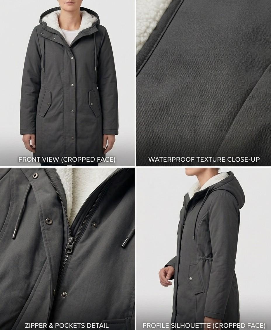 Leah™ Waterproof Fleece-Lined Parka