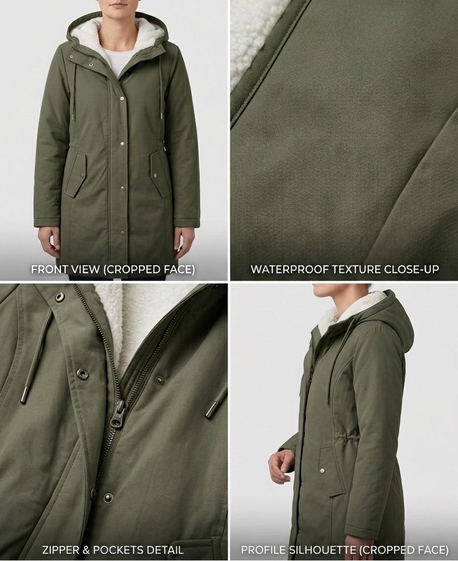 Leah™ Waterproof Fleece-Lined Parka