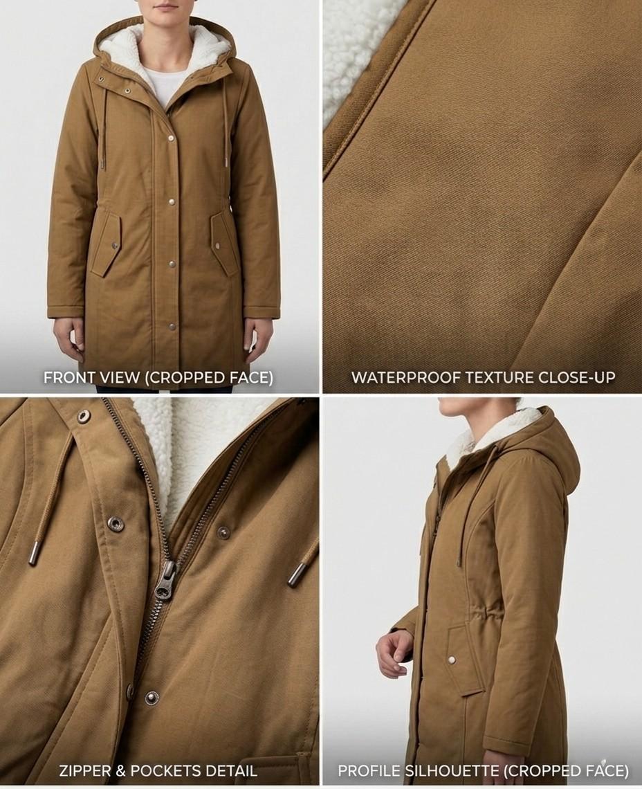 Leah™ Waterproof Fleece-Lined Parka