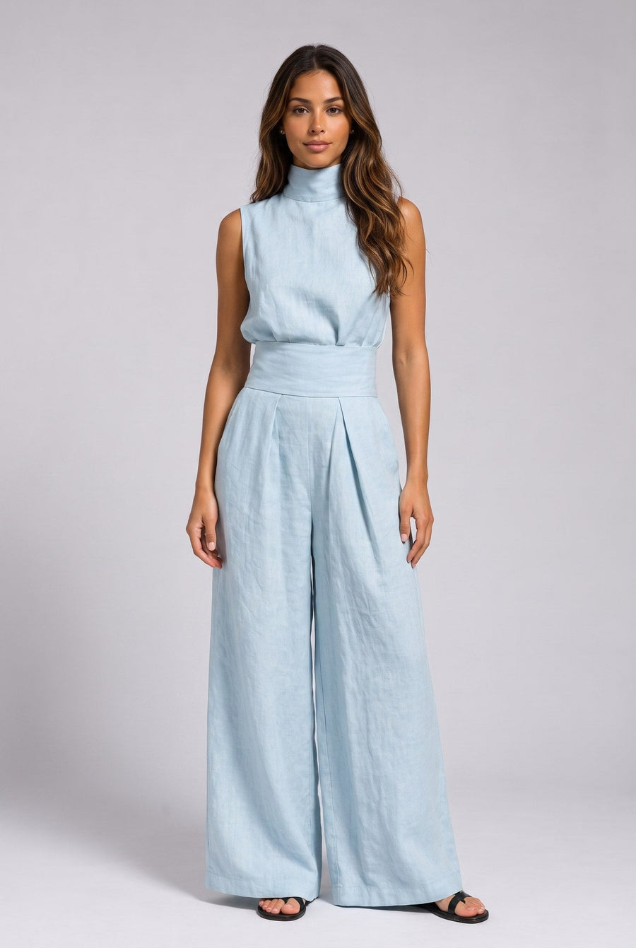 Aleia™ Linen Blend Two-Piece Set